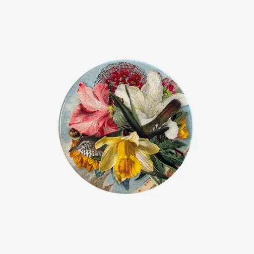 Tanya Wolfkamp Vintage Bird Coaster – Cuckoo