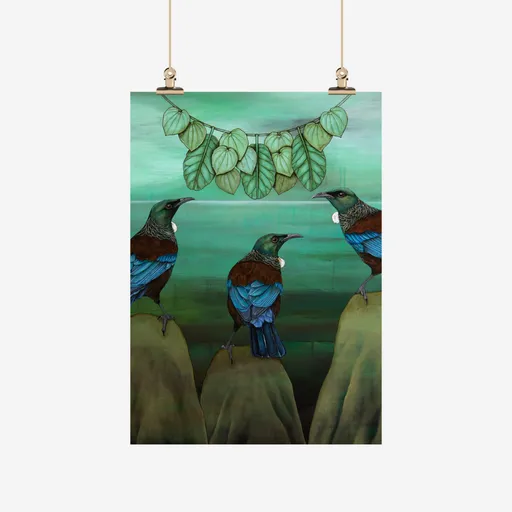 Kathryn Furniss Tea Towel – Tui & the Kawakawa Necklace