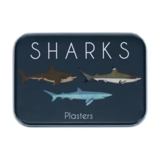 Children's Plasters in a Tin – Sharks