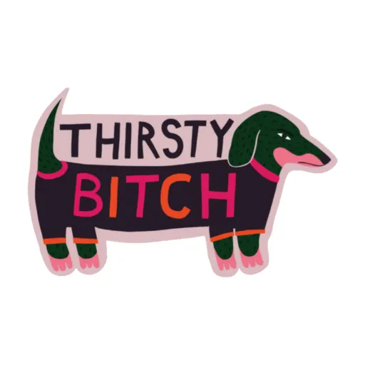 Studio Soph Resin Fridge Magnet – Thirsty Bitch