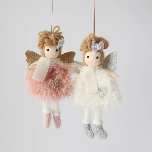Moritz Angel Hanging Decoration – Pink