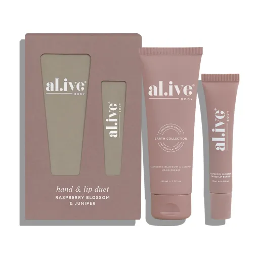 Al.ive Body Hand & Lip Set - Raspberry Blossom & Juniper