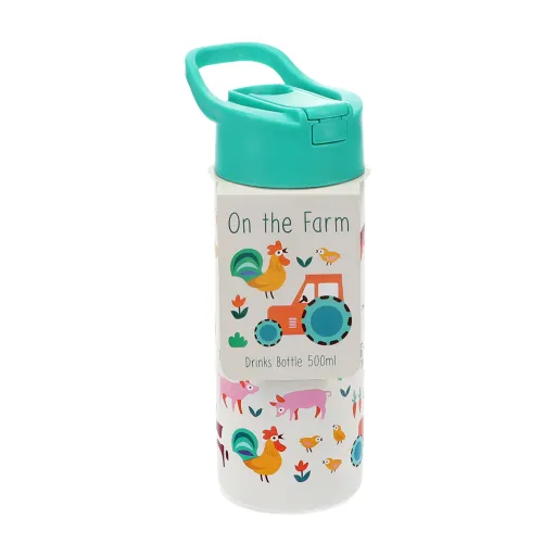 Kids' Stainless Steel Drink Bottle 500ml – Farmyard