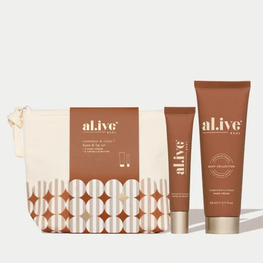 Al.ive Body Hand & Lip Set - Cinnamon & Citrus