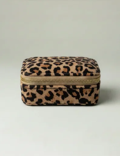 Stella + Gemma Small Jewel Box – Leopard Print