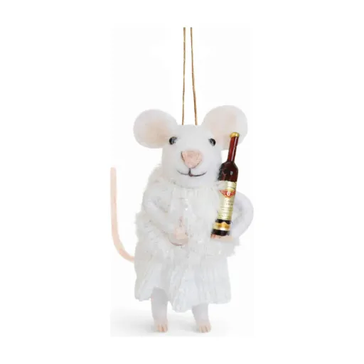 Felt Xmas Vino Mouse