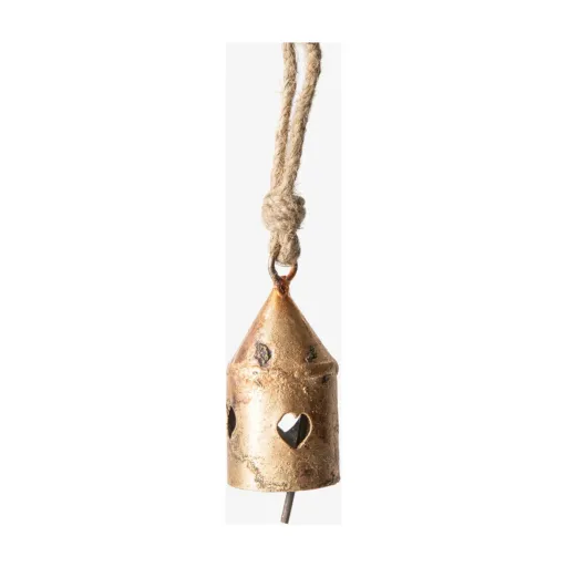 Temple Bell with Heart Cut Out