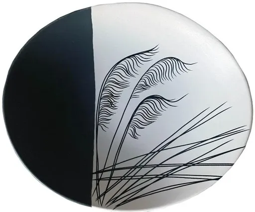 Jo Luping Coastal Toetoe Porcelain Bowl - 24cm