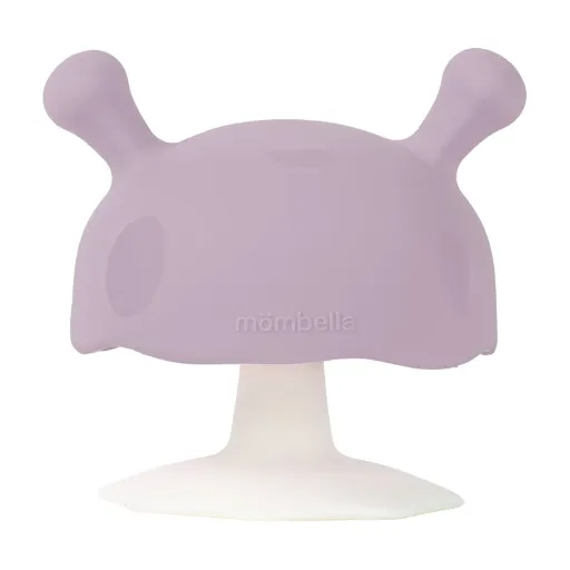 Mombella Mushroom Teether in Lavender
